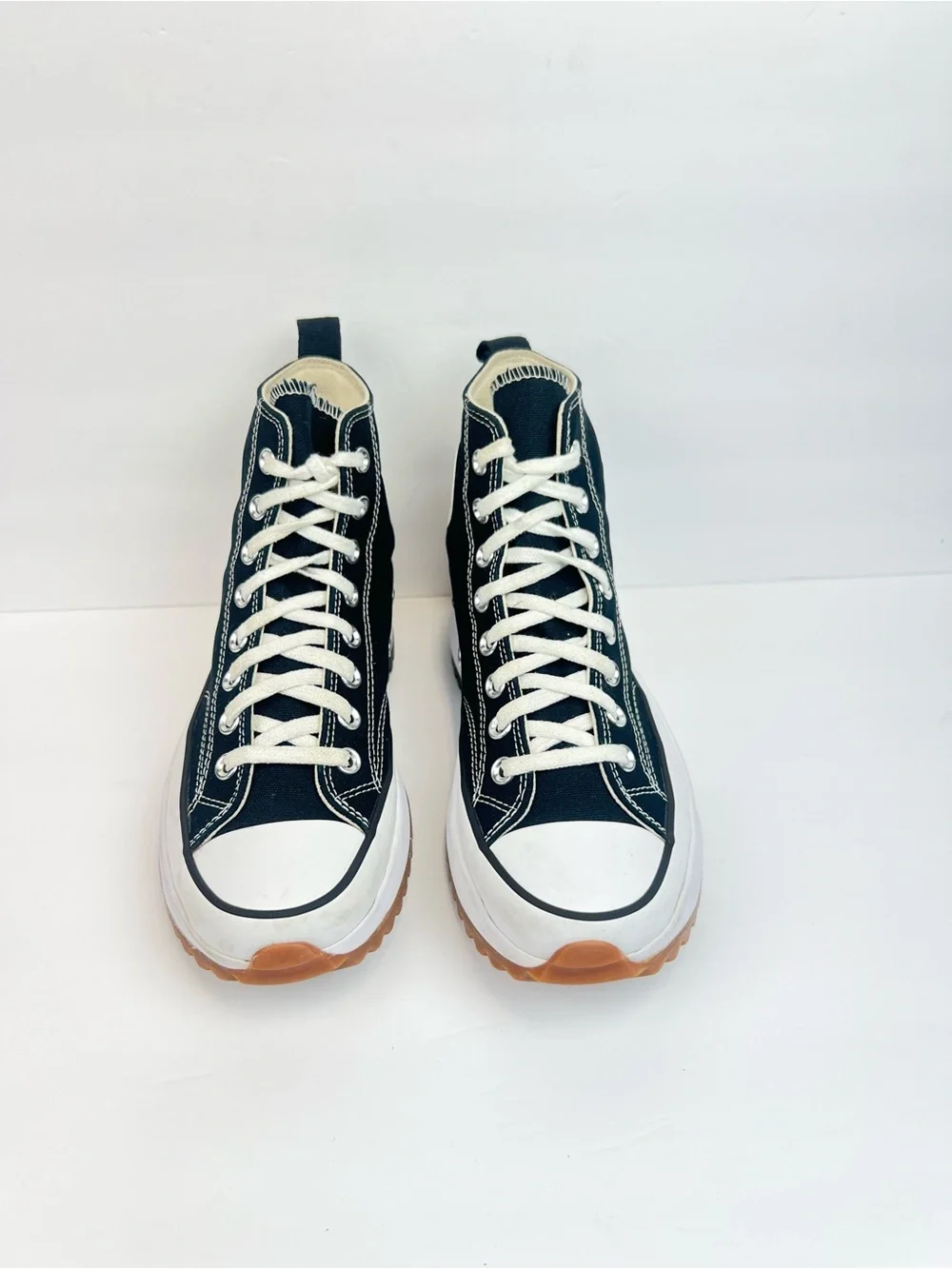 Converse Run Star Hike Platform Black HI Sneakers 166800C Mens 7.5 Women’s 9 - Picture 2 of 9